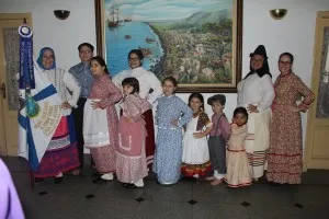 Grupo infantil do folclore açoriano